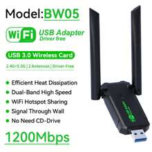KZ 1200Mbps WiFi USB Adapter Dual Band 2.4G+5Ghz Wi-Fi Dongle Receiver USB3.0 High-Speed 802.11AC Wireless Network Card Driver Free - 2.4G+5.0G 1200Mbps - View 14