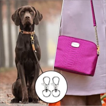 5/10/15/20/50/100 Pcs Swivel Spring Snap Hooks, High Quality Metal Lobster Claw Clasps, For Lanyards, Keychain Rings, Bags, Wallets, Jewelry Making, DIY Crafts, Length 1.26 In (32mm), Inside Width 0.39 In (10mm)