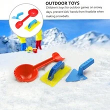 3 piezas/set Juguete de playa y arena para niños, Set de moldes de arena de verano para niños - Multicolor - Ver 2