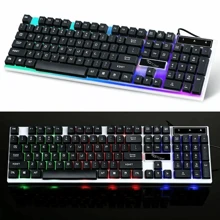 LED Gaming Keyboard Mouse Mechanical Wired USB For PC Laptop Pad PS4 Xbox One - Black - View 9