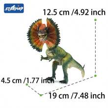 [Tem certificado infantil] Brinquedo modelo de dinossauro realista, estatueta de animal selvagem, brinquedo sensorial e presente de festa, adequado para decoração de quarto de crianças ou meninas e meninos