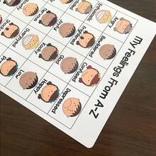 1 件儿童情感图表海报行为图表社交情感学习墙面艺术装饰、学习材料儿童发展教育玩具、从 A 到 Z 字母识别情感、教室学校课堂咨询、办公室、冷静角落用品