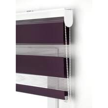 Ecommerc3 Kundenspezifischer Nacht- und Tagrollvorhang Größe 95x250 - Nacht- und Tagvorhangstoff Größe 92x245 - Nacht- und Tagvorhang einfache Installation Beige