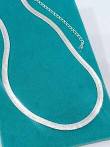 Choker fita clássica semijoia em prata 925