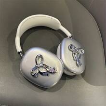 Telefonfodral 1 st Söt Panda Bow Design Skyddsfodral Kompatibel med Apple AirPods Max hörlurar - Multifärgad - Visa 3