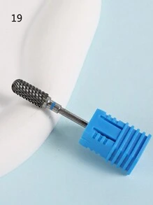 1pc Tungsten Steel Nail Drill Bit For Grinding Removing Gel Polish, Acrylics And Cuticle Accessories Pedicure Burr Tools