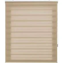 Ecommerc3 Custom Night And Day Roller Blind Size 115x180 - Night And Day Blind Fabric Size 112x175 - Night And Day Blind Easy Installation Beige - 米色 - 查看 1