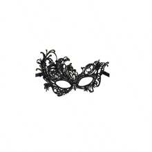 1pc Black Sexy Lace Blindfold, Suitable For Makeup Ball, Halloween, Christmas Party, Role Play Accessory,Christmas - Multicolor - View 14