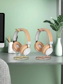 Metal Headphone Hanger, Desk Organizer, Wrought Iron Stylish Headset Holder, Headphone Display Stand - Metal Headphone Stand - View 2