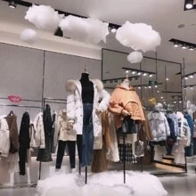 1pc Wedding Decorations, Clouds, Scenes, Stage Decorations, Props, Clouds, Window Displays, Simulated White Clouds, Hanging Decorations, Room Charms,Home Decor ,Room Decor,Wall Decor Gifts Birthday Graduation - White - View 3