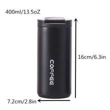 Tasse isotherme élégante et minimaliste, bouteille d'eau en acier inoxydable de haute qualité et pratique pour couple, cadeau, tasse d'eau pour sports d'été, pour l'extérieur, le camping - multicolore - Voir 2