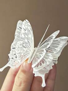 1 قطعة، دبابيس شعر على شكل فراشة، دبابيس حريرية، دبابيس شعر تشونغسام، دبابيس شعر عتيقة، مشابك شعر من اللؤلؤ الاصطناعي، دبابيس شعر للنساء، إكسسوارات الشعر، هدايا للنساء مشابك الشعر