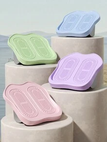 1 pieza Prensa de piernas Equipo de fitness, Máquina ejercitadora de muslos, Tabla de estiramiento de yoga, Tabla de elasticidad, Tablero de pie plegable ajustable, Para ejercicio y entrenamiento, Estiramiento de pantorrillas, Tabla de yoga para adelgazamiento, Tabla de estiramiento inclinada - Multicolor - Ver 5