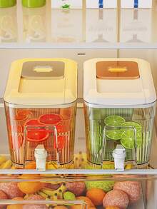 1 件大容量冷水壶带水龙头、果茶和冷饮分配器，适合家庭和户外使用