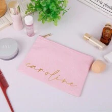 Túi đựng đồ trang điểm cá nhân | Quà tặng cầu hôn cho phù dâu | Quà tặng cho mẹ Túi đựng mỹ phẩm có tên tùy chỉnh dành cho phụ nữ | Quà tặng phù dâu danh dự cho tiệc cưới, Túi đựng đồ trang điểm, Phụ kiện du lịch, Vật dụng cho chuyến đi chơi mùa hè - Nhiều màu - Xem 11