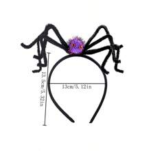1pc Halloween Mũ đội đầu Nhện đơn Dây buộc tóc Nhện Mũ đội đầu Nhện Dây buộc tóc Trang trí Đạo cụ Halloween Mô phỏng Nhện Dây buộc tóc Nhện đen Dây buộc tóc Nhện đỏ Bí ngô - Nhiều màu - Xem 10
