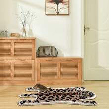 DeramHy home DeramHy Home 1 Stück süßer Tiger Badteppich für das Badezimmer, süßer Tiger Cartoon Badteppich rutschfest, saugfähiger Badeteppich in Tierform, Badezimmer Plüsch Duschvorleger, Badezimmer Bodenbelag, Outdoor Teppich, Türmatte, Sommer Badezimmer Zubehör, Schule Neuanfang