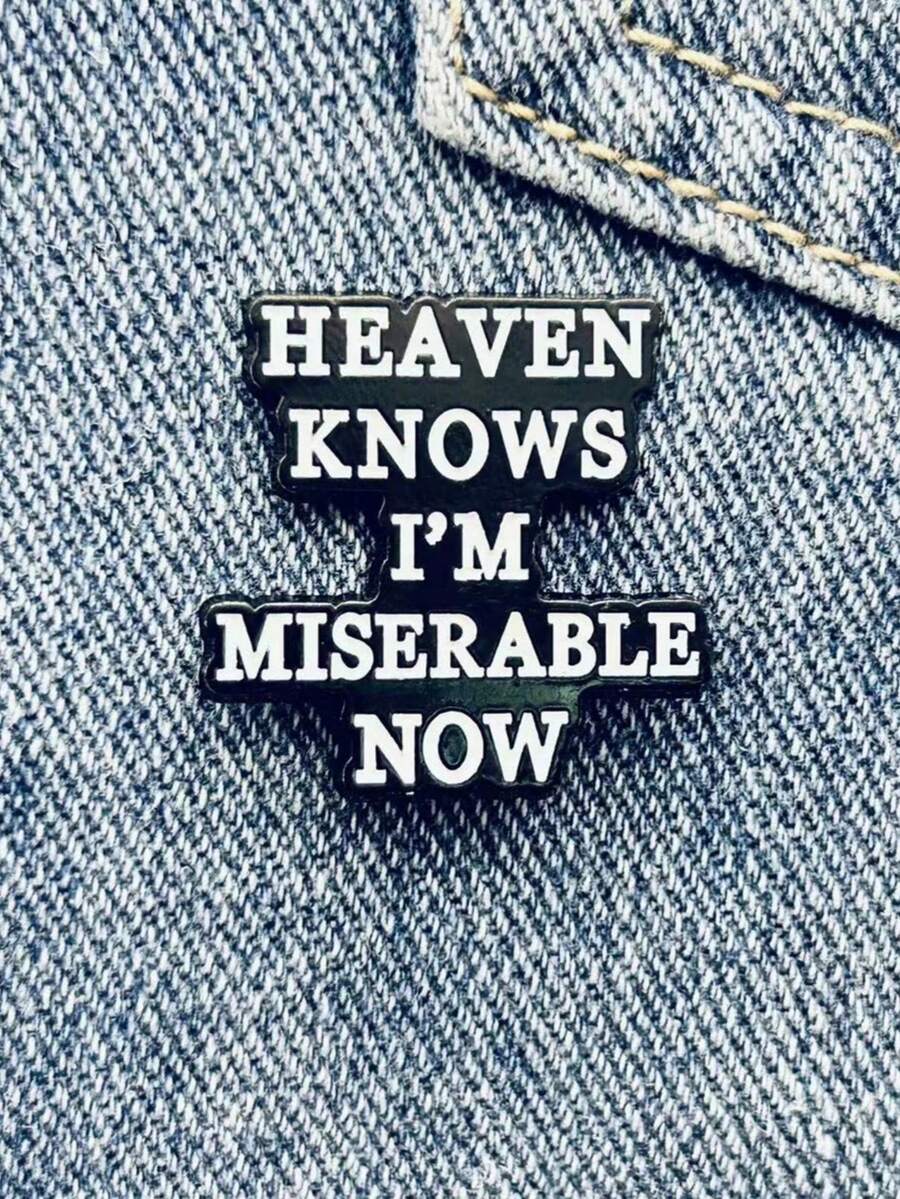 1pc Enamel Lapel Pin Collar Brooch Metal Pin Badge For Clothes, Gift