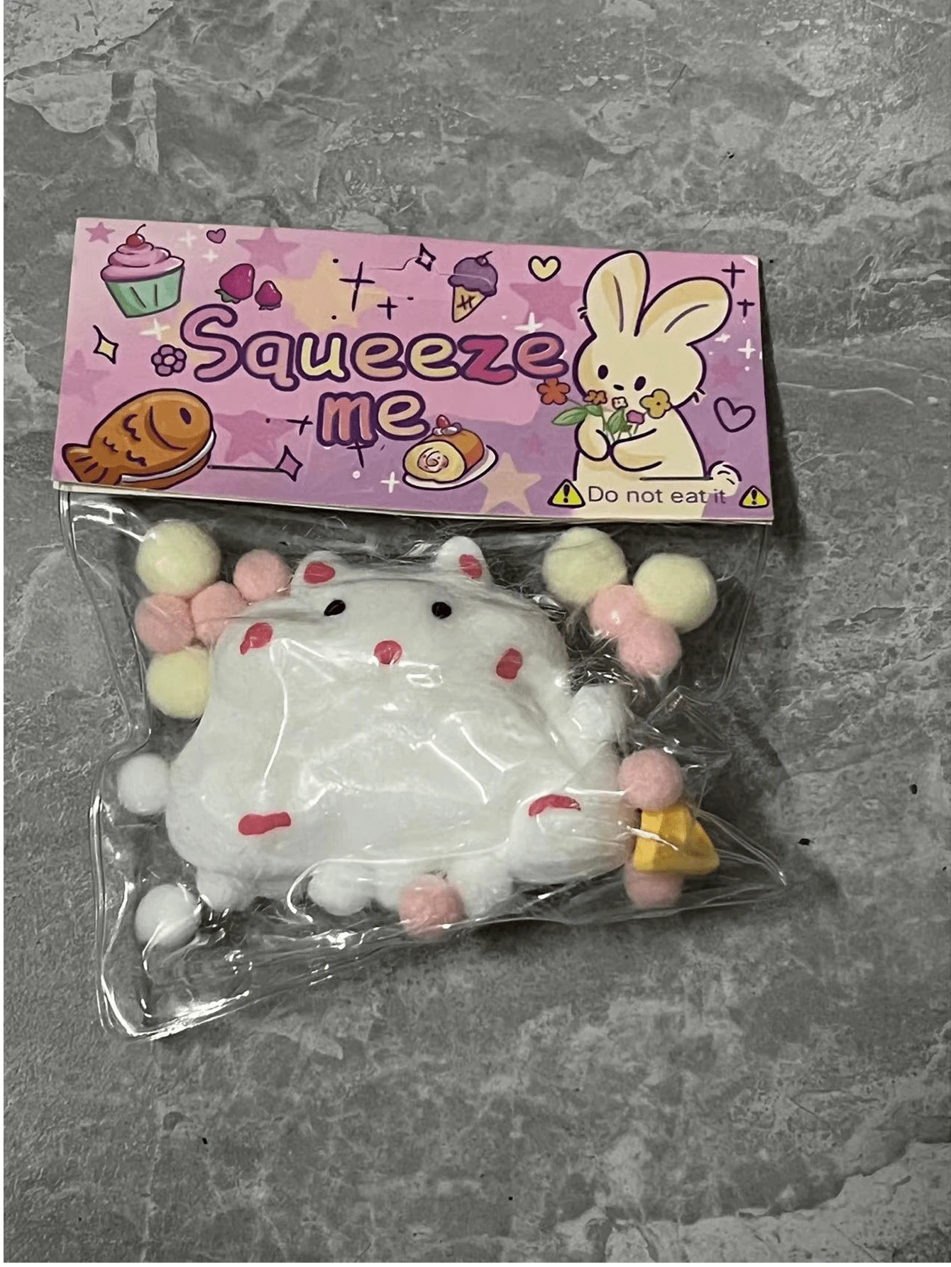 Realistic Plush Hamster Squeeze Toy, Ultra Soft Stress Relief Toy ...