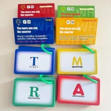 192 PCS Parent-Child Daily Conversation Starters Cards - Kids Fun Family-Friendly Vivid Question Cards Homeschool Table Top Card Game For Communication Card - Lime Green - View 7