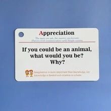 192 PCS Parent-Child Daily Conversation Starters Cards - Kids Fun Family-Friendly Vivid Question Cards Homeschool Table Top Card Game For Communication Card - Lime Green - View 5