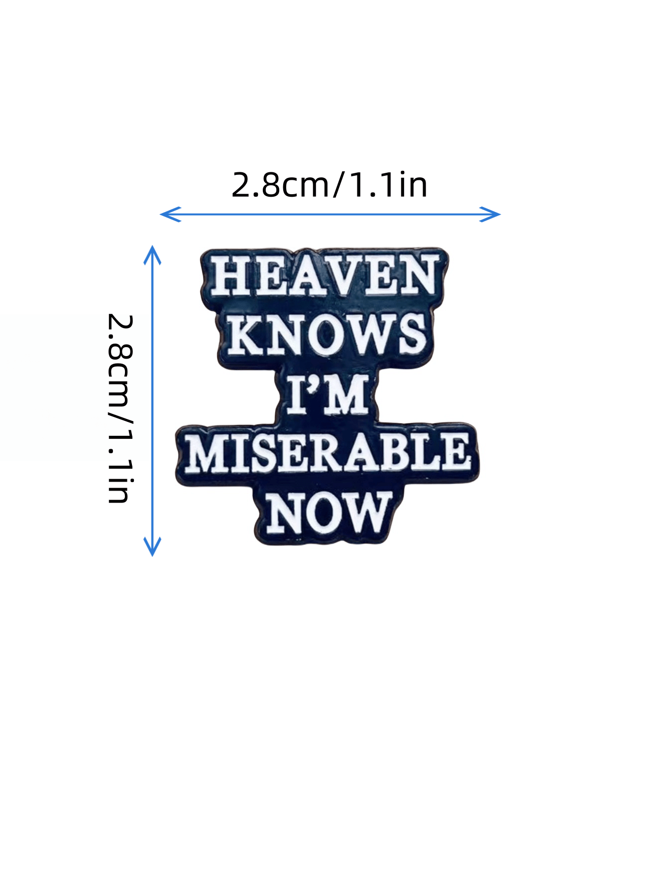 1pc Enamel Lapel Pin Collar Brooch Metal Pin Badge For Clothes, Gift