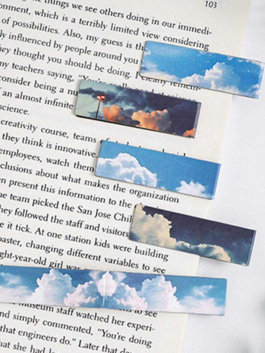 1包5个磁性书签 中国风毕业礼物 磁性纪念品 磁性小礼品 小礼物 文创产品 毕业礼物 办公桌面办公用品 办公用品 办公桌用品 办公配件 - 彩色 - 查看 1