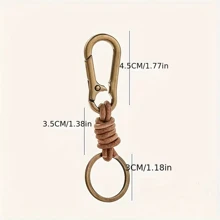 Creative Punk Keychain For Men And Women, Vintage Rope Keychain For Car Key, Bag Accessories - Multicolor - View 2