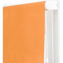 Ecommerc3 Roleta nieprzezroczysta Premium rozmiar 90x165 - Roleta nieprzezroczysta Rozmiar tkaniny 87x160 - Roleta zaciemniająca - Pomarańczowy - Zobacz 5