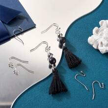 耳环钩，耳环制作套件防过敏耳环钩，用于 DIY 珠宝制作 - 球耳鉤 - 查看 4