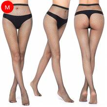 1/5 chiếc - Tất đen có lưới đánh cá co giãn cao, quần lưới mỏng gợi cảm hợp thời trang châu Âu và Mỹ, đồ lót gợi cảm, tất liền quần lưới cỡ lớn có ren! - màu đen - Xem 6