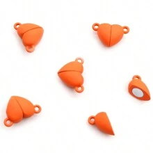 5-20Pairs Heart Shaped Magnetic Clasps Connector DIY Jewelry Making Accessories Findings For Couple Necklace Bracelet - Heart Magnetic Clasp - View 20