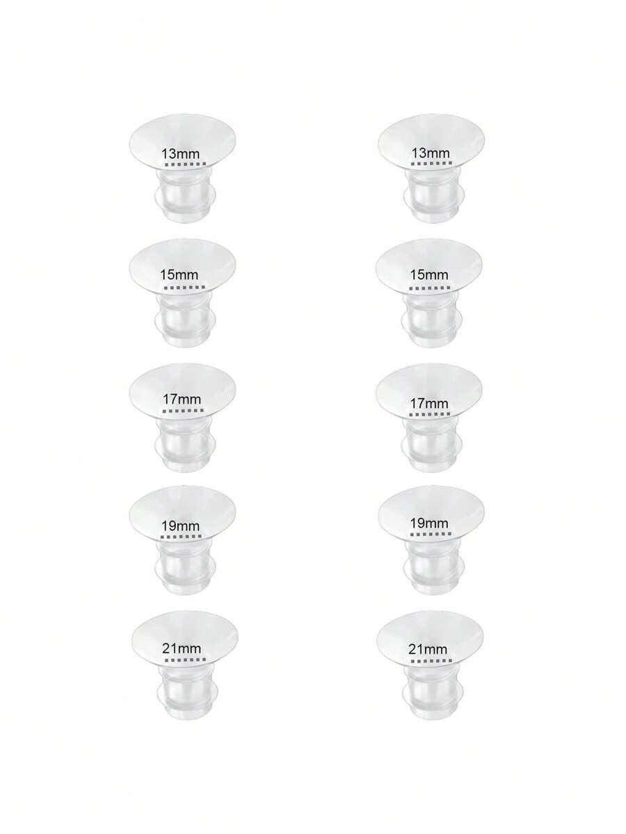 1個法蘭內襯 13/15/17/19/21mm,相容於 Momcozy S12 Pro/S9 Pro 穿戴式吸乳器,適用於 24mm 罩杯/法蘭,減少隧道感 - 無色 - 查看 1