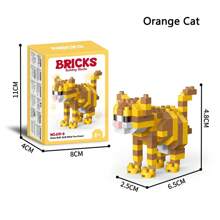 1 pièce Série chien de compagnie Blocs de construction de particules de taille micro, un jouet qui développe la dextérité des doigts et les capacités de réflexion, convient aux débutants dans les blocs de construction de cadeaux, décoration de chambre