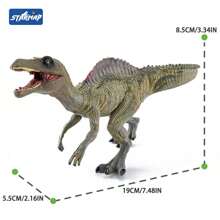 [Tem certificado infantil] Brinquedo modelo de dinossauro realista, estatueta de animal selvagem, brinquedo sensorial e presente de festa, adequado para decoração de quarto de crianças ou meninas e meninos