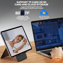 Câmera Wifi Mini HD, Visão Noturna, Detecção de Movimento, Monitoramento Remoto, Ângulo Amplo de 140°, Micro Configuração DIY, Visão Noturna (Sem Luz Visível)