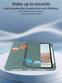 1 件深绿色亚克力 Y 型折叠扁平保护壳，多折叠多角度支架带笔槽，亚克力后壳防刮防弯曲，磁性自动睡眠/唤醒智能省电，简约/休闲/经典设计，兼容 iPad Mini6/Mini7/9.7/10.2/10.5/Air4/Air5/10th/10.9/Pro11/Air11(M2)/Air13(M2)/Pro11(M4)/Pro13(M4) 2024 12.9 英寸。由于光线不同，可能存在轻微色差。 - 暗夜綠 - 查看 8