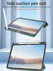 1 件深绿色亚克力 Y 型折叠扁平保护壳，多折叠多角度支架带笔槽，亚克力后壳防刮防弯曲，磁性自动睡眠/唤醒智能省电，简约/休闲/经典设计，兼容 iPad Mini6/Mini7/9.7/10.2/10.5/Air4/Air5/10th/10.9/Pro11/Air11(M2)/Air13(M2)/Pro11(M4)/Pro13(M4) 2024 12.9 英寸。由于光线不同，可能存在轻微色差。 - 暗夜綠 - 查看 5