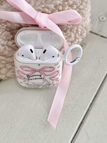 1. 可爱兔子设计白色水杯 兼容 Pro保护壳 2. 蓝色硅胶挂环保护套 兼容苹果无线蓝牙耳机 2/3，创意可爱全身防摔软壳 - 白色 - 查看 3