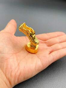 1 件迷你足球俱乐部金靴奖杯顶级足球奖品奖杯玩具高品质模型球迷纪念品礼物生日礼物 - 金色 - 查看 3