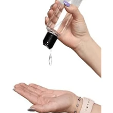 200ml Transparent Plastic Empty Bottle With Black Disc Cap, Squeezable Refillable Container For Shampoo, Lotion, Cream - Multicolor - View 5