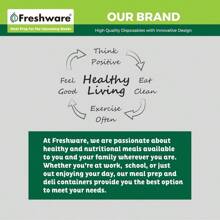 16oz Plastic Food Storage Containers With Lids, Leakproof Meal Prep Containers, Microwave/Dishwasher/Freezer Friendly - Box - View 5