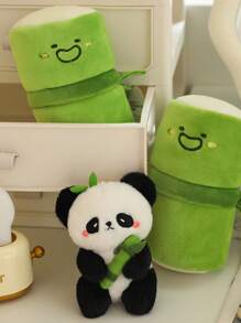 10cm/3.93in Bamboo Panda Plush Toys Pendant Panda In Bamboo Tube Panda Plushies Hugging Bamboo Panda Dolls Decorate Creative Gifts For Kids Birthday Party Home Girls Room Decor Christmas Toys For Girls,Panda,Plushies,Toys For Girls,Panda,Plushies,Panda,Toys For Girls,Kids Toys,Panda,Toys For Girls,Plushie - Green - View 14