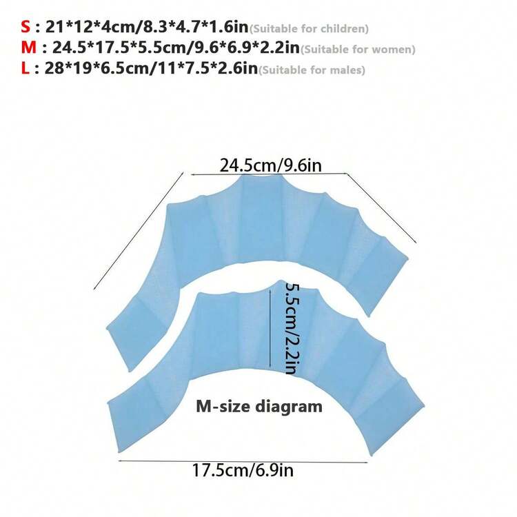 Swimming Silicone Hand Fins For Adults, Paddling Palms For Ducks, Children, Frogs, Hand Fins For Diving, And Youth Swimming Equipment - Multicolor - View 5