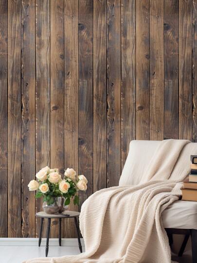 Roll Of Bruin Geel Coffee ed Wood Grain Imitation Wallpaper Retro Home ation. Kitchen Cabinets, Tables Chairs, Room Backgrounds, Renovations, DIY Impermeable, Anti Fouling Back To School Supplies, Halloween Renovation Stickers Peel Wand Panels, Paper, Wallpapers, ation Items Refresh Your Home, Rama Birthday Graduation view 9