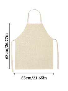 1pc Customized Text/Name Linen Apron, Fashion Illustration Prints, Sleeveless Cooking Apron For DIY Cosmetics, Home Cleaning, Kitchen Cooking, Baking, Gardening, Breathable, Lightweight, Washable, Funny, Cute, Love, Comfortable, Custom, Unique, Personalized, Gifts For Her Him, Ideal Gifts For Boyfriend, Ideal Gifts For Girlfriend, Gifts For Family, Him, Her, Boyfriend, Girlfriend, Dad, Family, Mom, Friends, For Anniversaries, For Graduation, For Housewarming, For Weddings, For Birthdays, Car, Sofa, Tea Room, Living Room,Customized Aprons,Warm Ambience