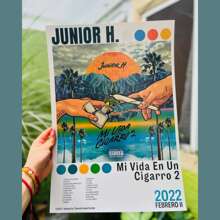 Póster de Música H, Junior - Celeste - Ver 2