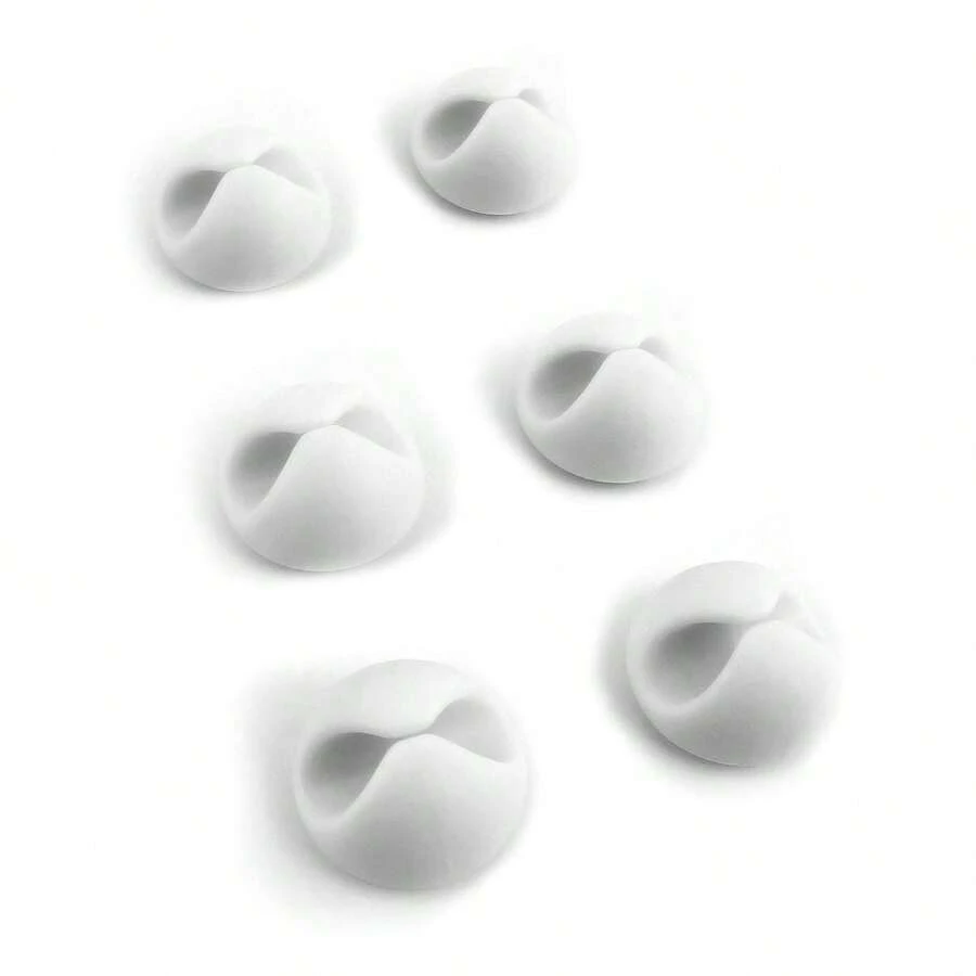Easy To Apply Adhesive Cable Organizer - 6 Units - trắng - Xem 1