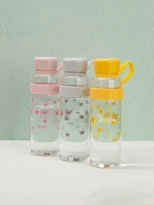 1pc High Quality Transparent Plastic Pig Shaped Water Bottle, Creative Summer Gift - Multicolor - View 4
