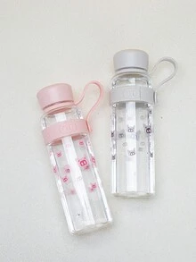 1pc High Quality Transparent Plastic Pig Shaped Water Bottle, Creative Summer Gift - Multicolor - View 5